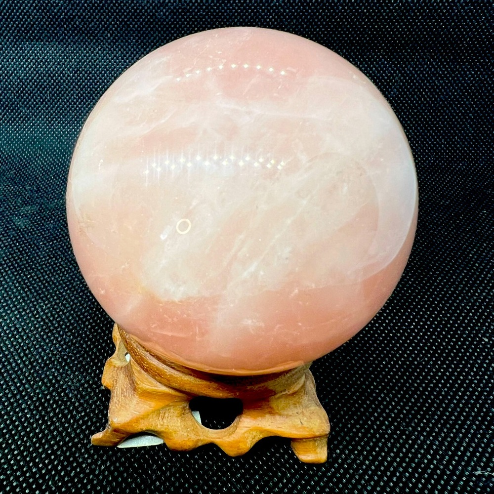 Rose Quartz Sphere 14 oz